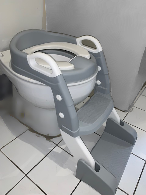 Asiento reductor de wc con escalera